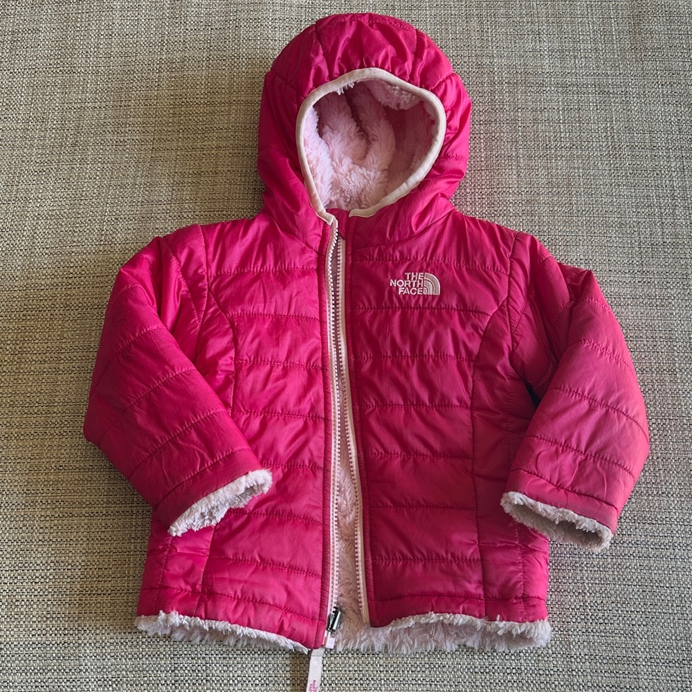 The North Face Hot Pink Quilted Jacket